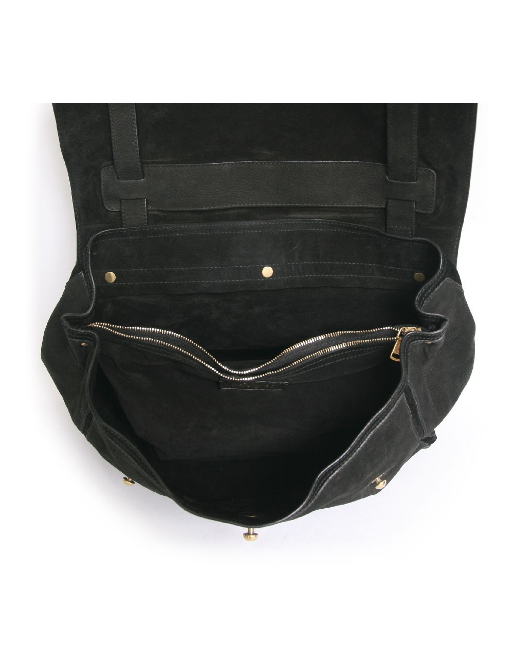 sac YVES SAINT LAURENT  bicolore noir et doré