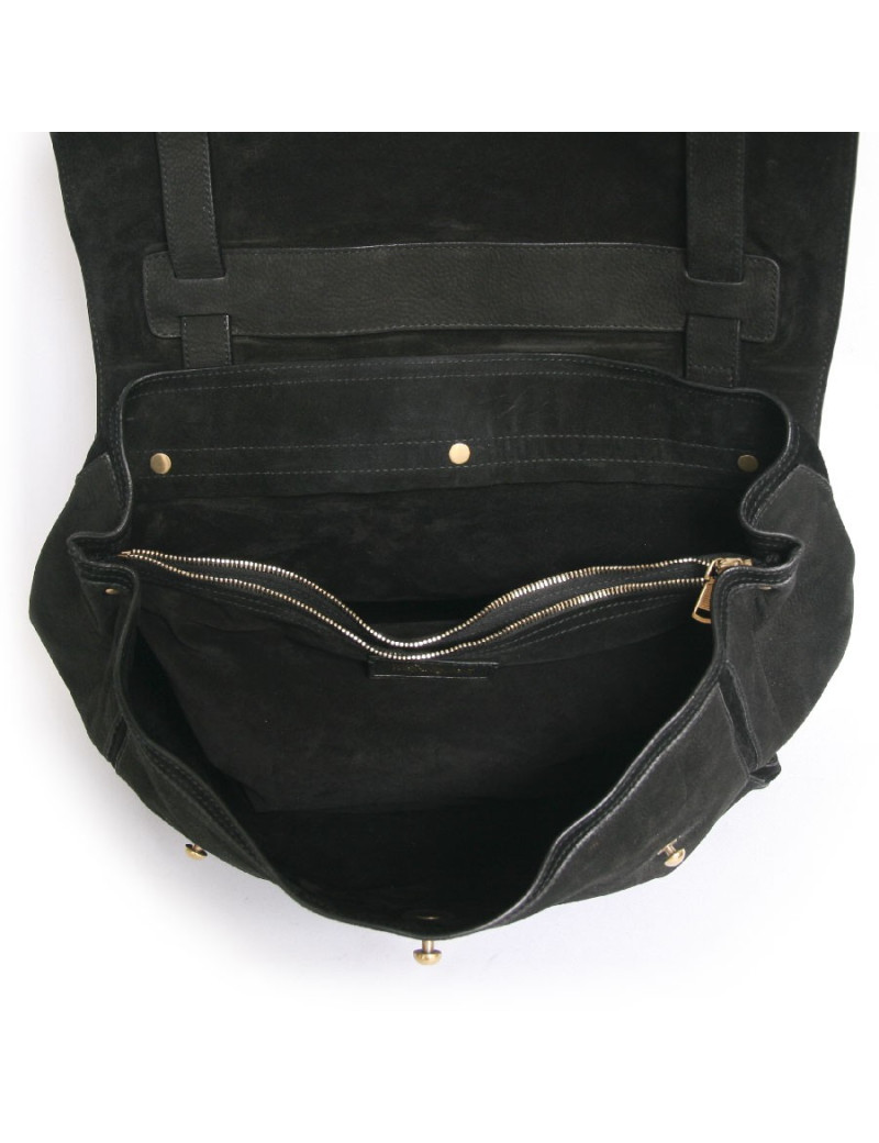 sac YVES SAINT LAURENT  bicolore noir et doré