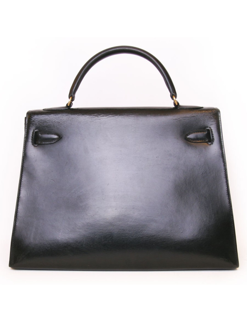Kelly 32 HERMES leather black box