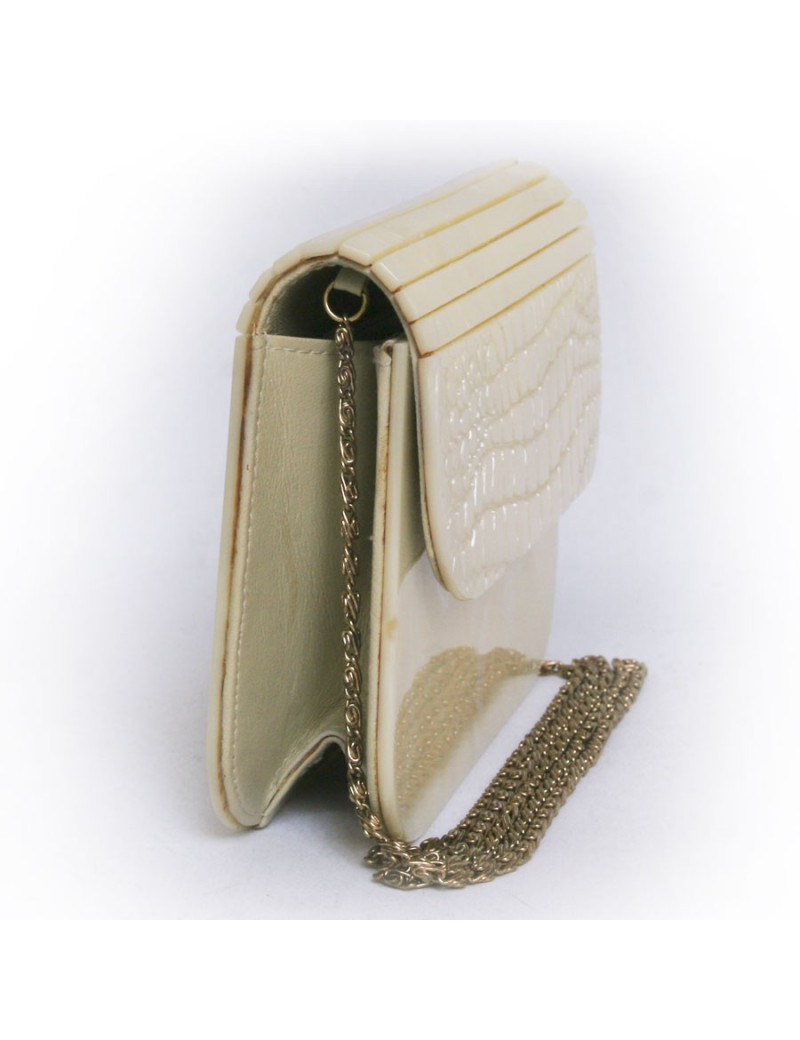 Sac du soir anonyme façon nacre