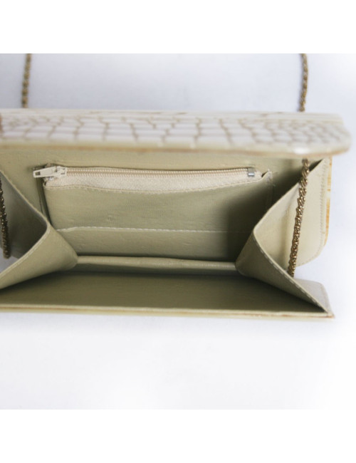 Sac du soir anonyme façon nacre