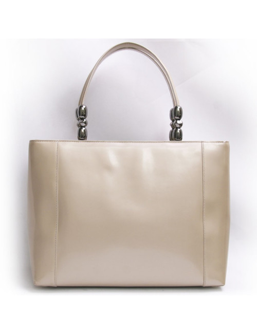 Dac lady dioir DIOR en vernis crème GM et son porte-monnaie