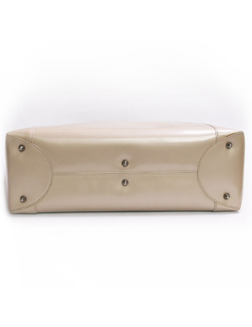 Dac lady dioir DIOR en vernis crème GM et son porte-monnaie