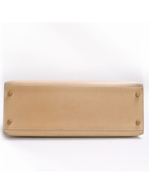 Sac Kelly 32 HERMES cuir box sable