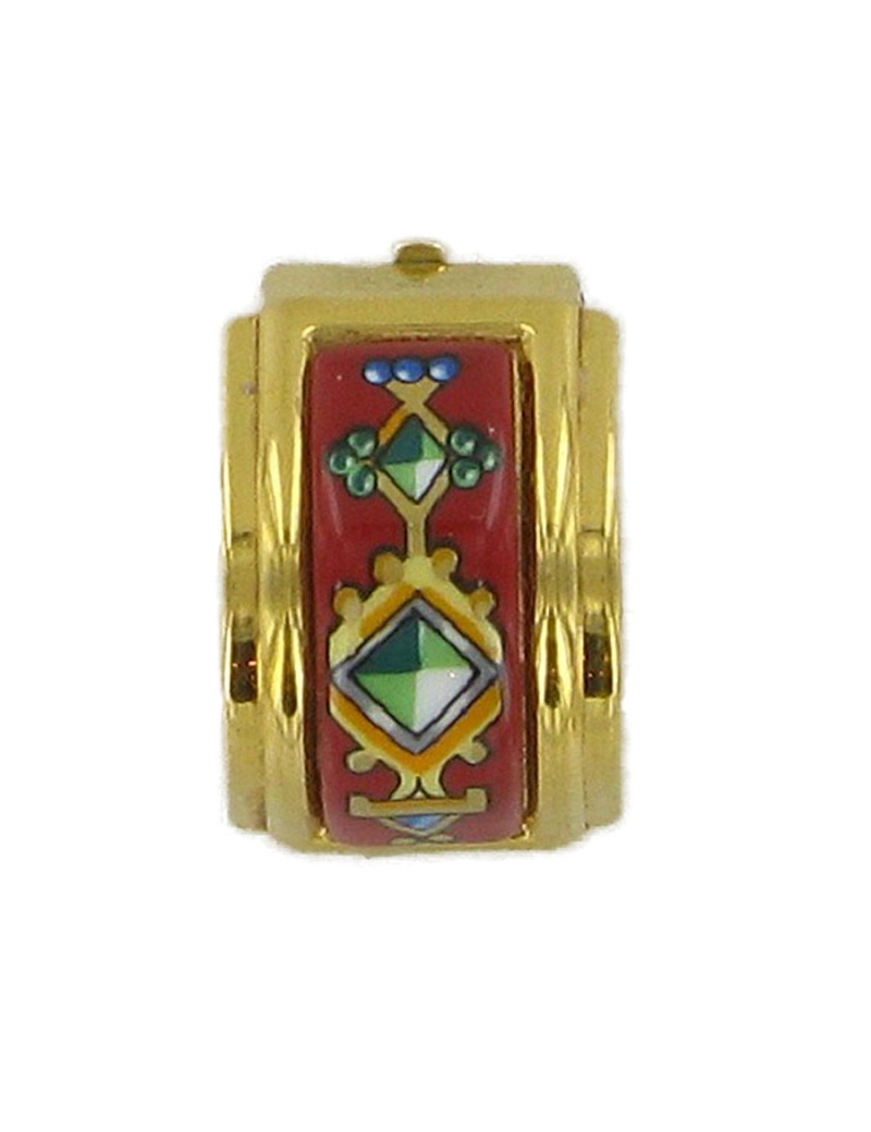 HERMES enamel ear clips