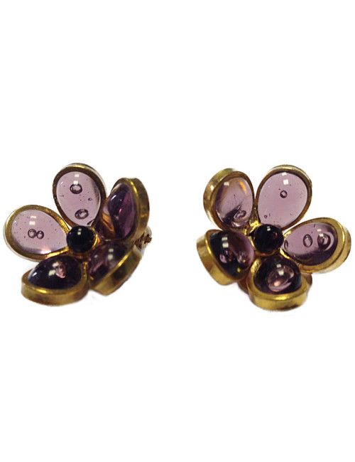 Marguerite de Valois Parma glass paste clips