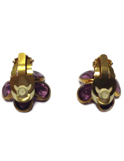 Marguerite de Valois Parma glass paste clips