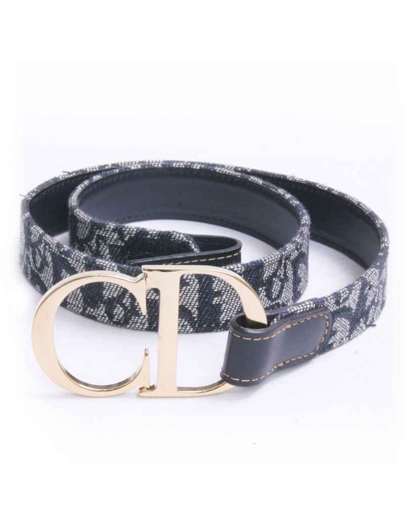 Ceinture DIOR monogram bleue