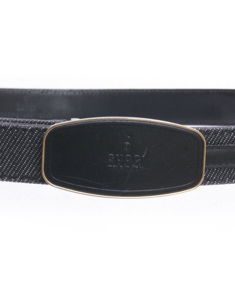 Ceinture GUCCI en jean's gris