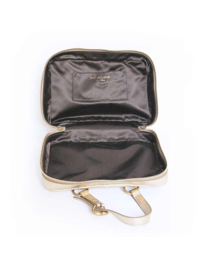 Mini sac YVES SAINT LAURENT cuir doré