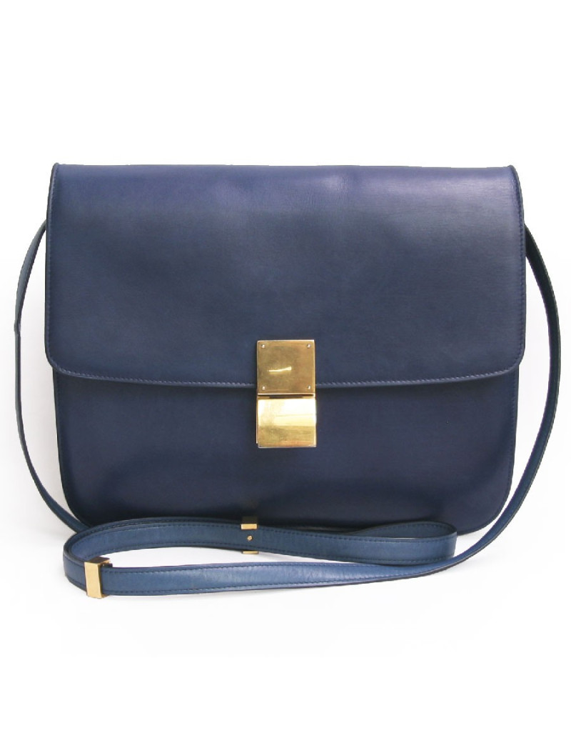 Sac "Classique" CELINE bleu   GM