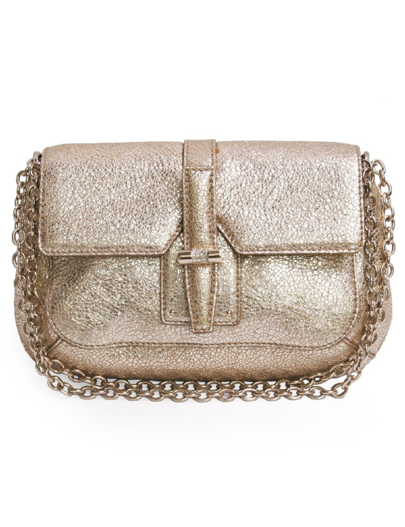 Mini sac YVES SAINT LAURENT lamé doré