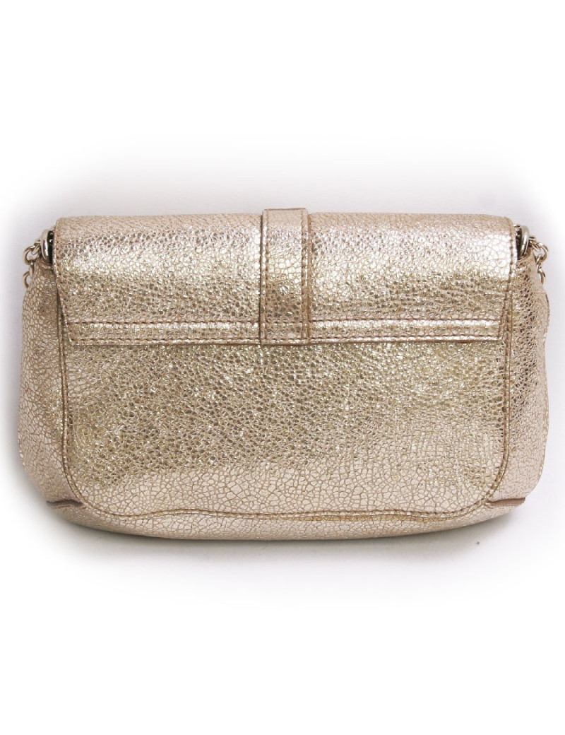 Mini sac YVES SAINT LAURENT lamé doré