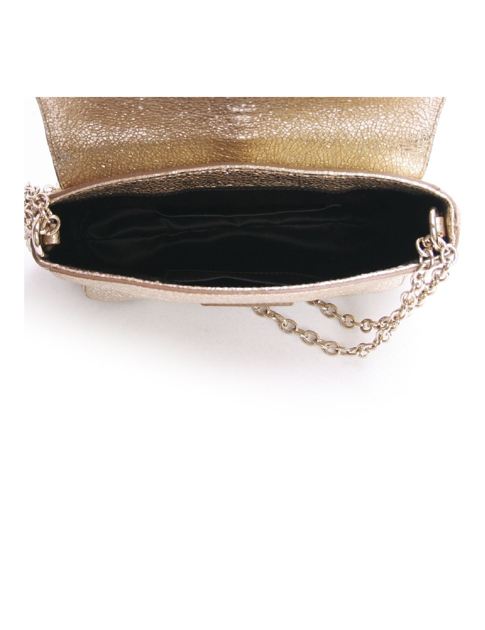 Mini sac YVES SAINT LAURENT lamé doré