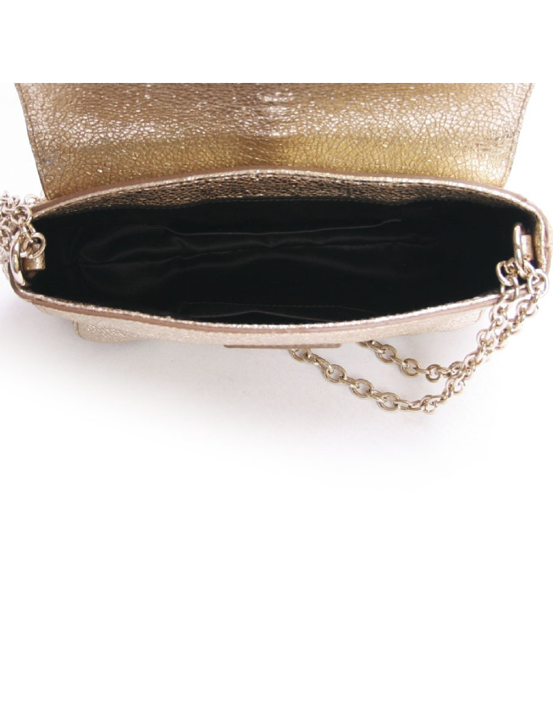 Mini sac YVES SAINT LAURENT lamé doré