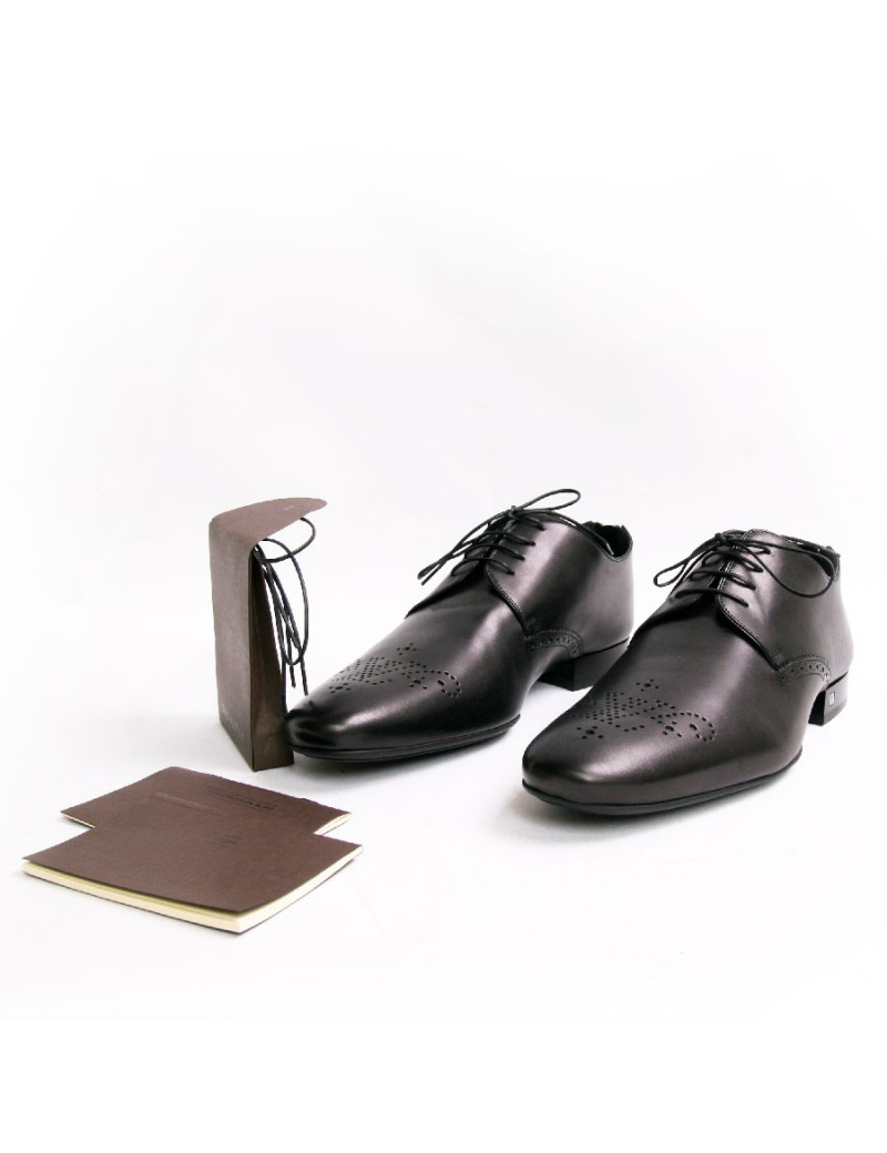 Chaussures "Michigan derby" LOUIS VUITTON en cuir noir T43