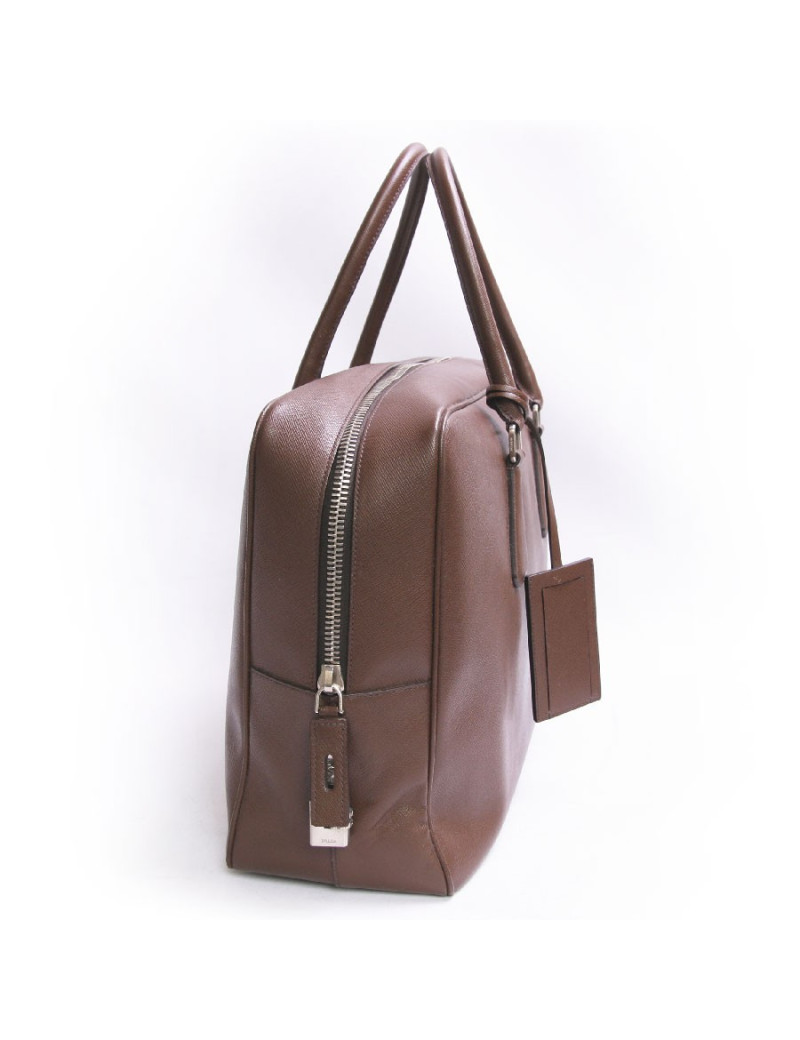Sac PRADA en toile marron