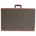 "Alzer" leather monogram LOUIS VUITTON suitcase
