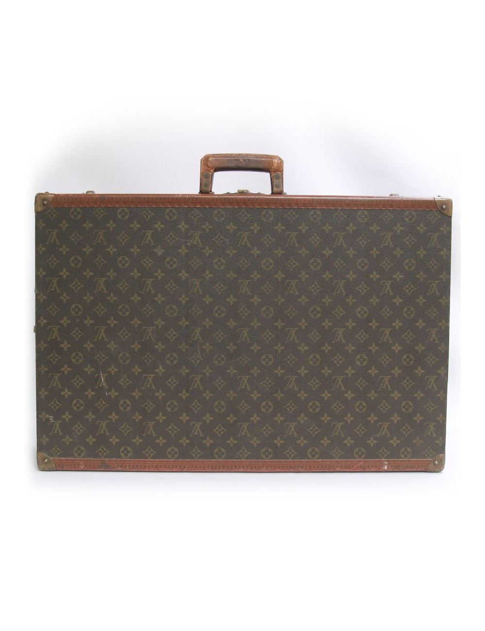 Valise cuir monogram LOUIS VUITTON