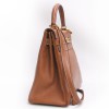 Sac Kelly HERMES cuir courchevel gold 