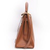 Sac Kelly HERMES cuir courchevel gold 