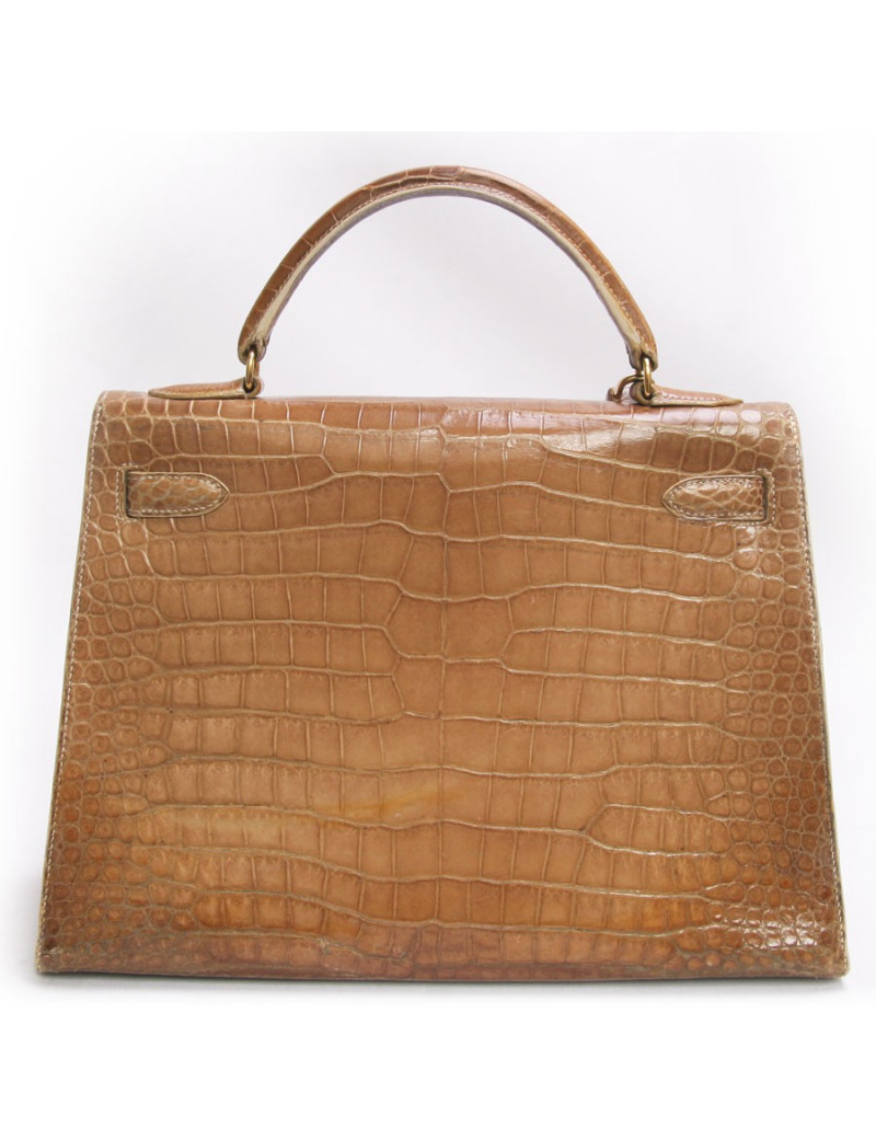 Kelly 32 HERMES crocodile porosus