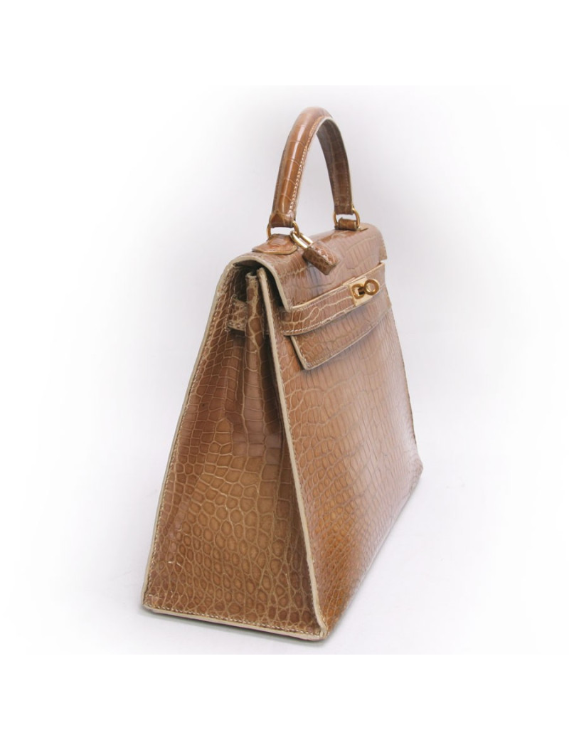 Kelly 32 HERMES crocodile porosus