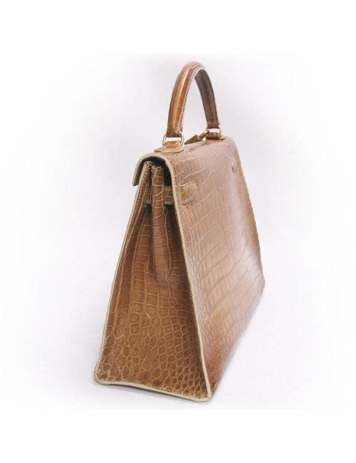 Kelly 32 HERMES crocodile porosus 