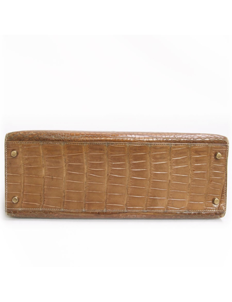 Kelly 32 HERMES crocodile porosus 