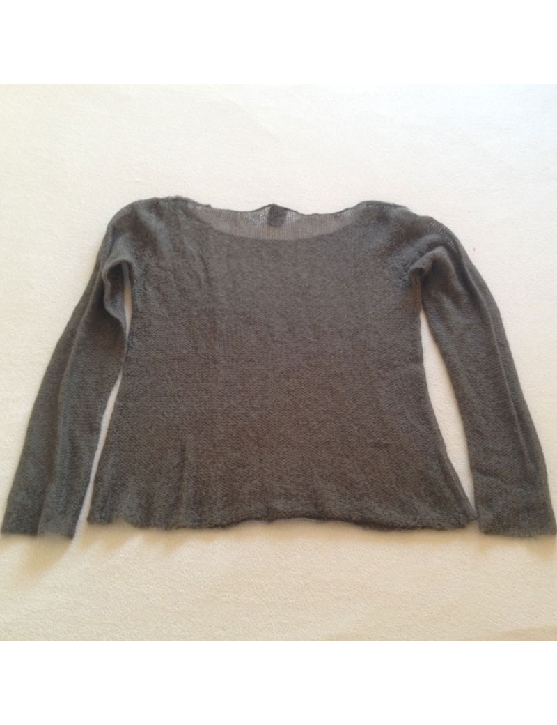Pull Swildens gris en Mohair