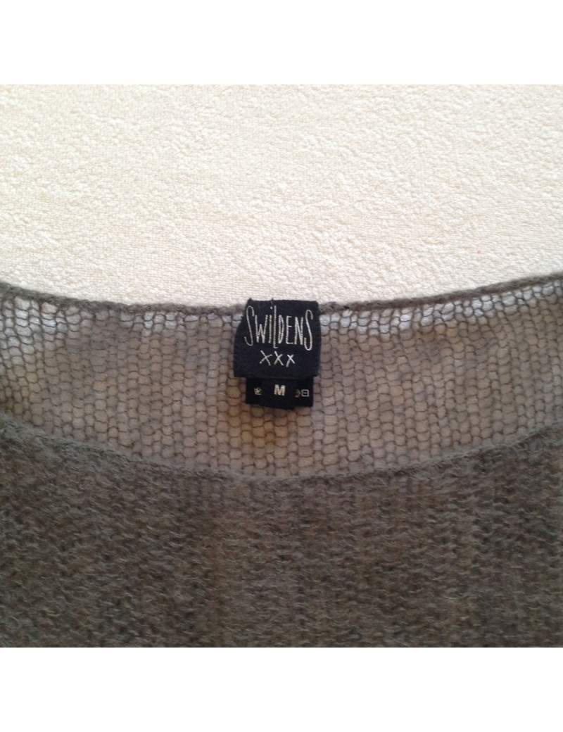 Pull Swildens gris en Mohair