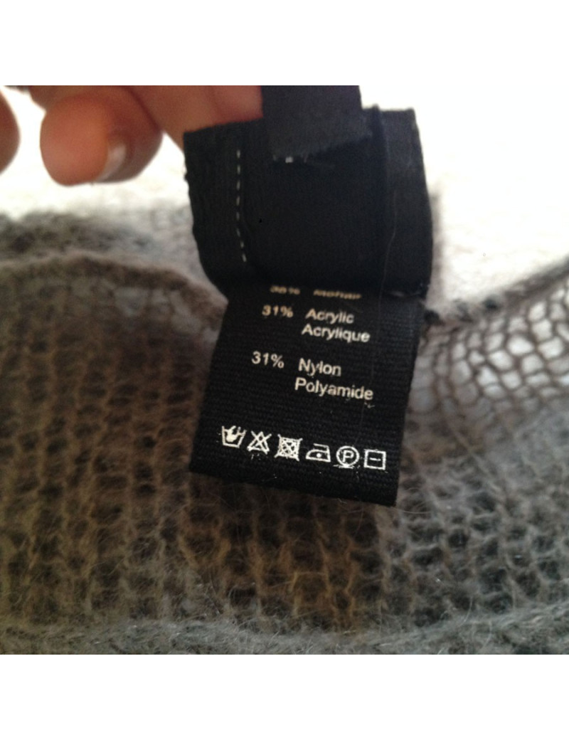 Pull Swildens gris en Mohair