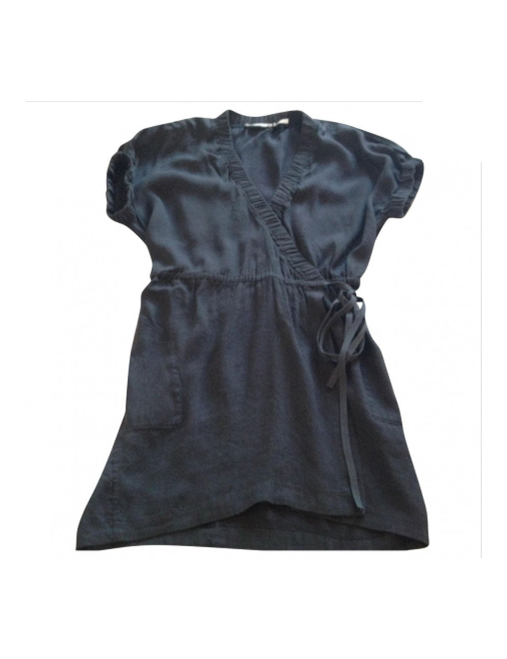 Robe Isabel Marant en lin ardoise, T40