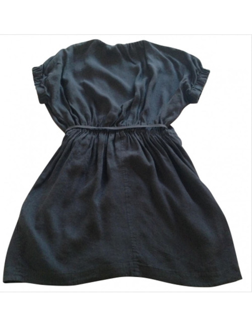 Robe portefeuille Isabel Marant en lin gris, T40