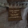 Robe portefeuille Isabel Marant en lin gris, T40