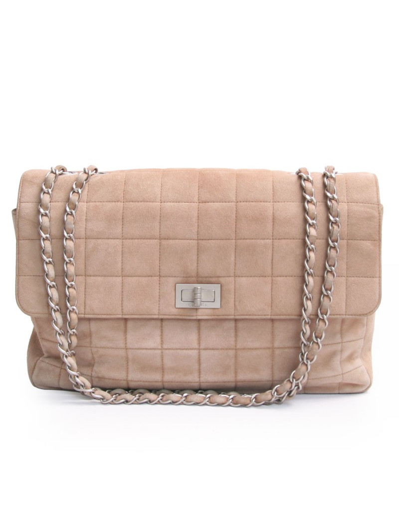 Sac CHANEL en toile et cuir