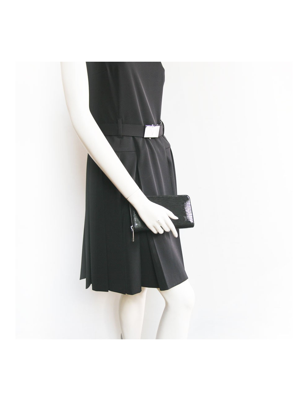 Portefeuille LOUIS VUITTON cuir épi noir