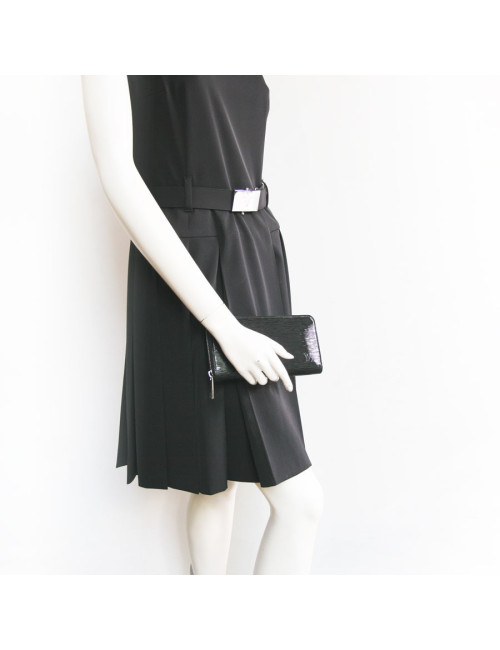 Portefeuille LOUIS VUITTON cuir épi noir