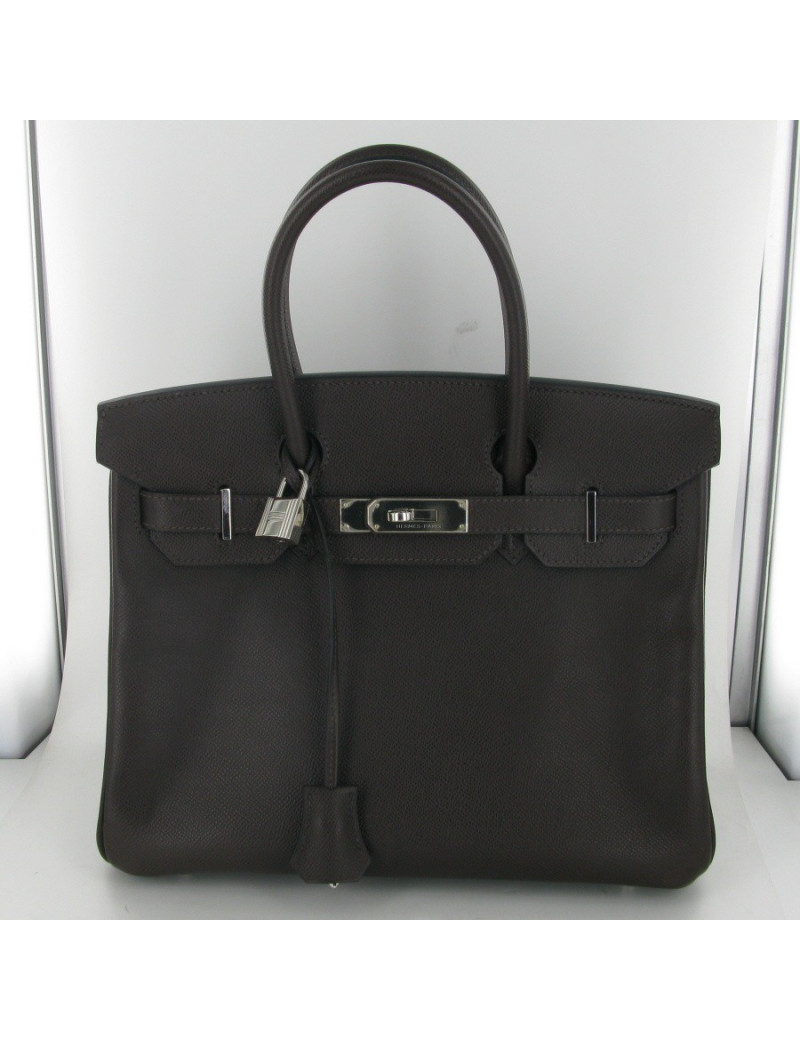 30 dark brown epsom HERMES Birkin