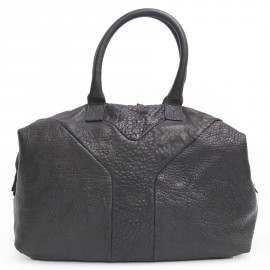 Bag 'Vivienne' LOUIS VUITTON black grained leather - VALOIS VINTAGE PARIS