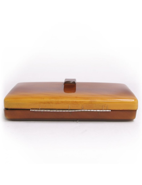 Pochette minaudière CESARE PICCINI façon écaille vintage