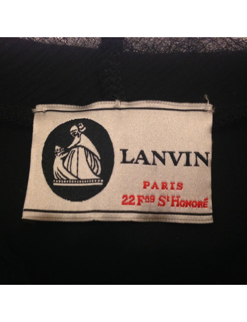 Robe LANVIN noire