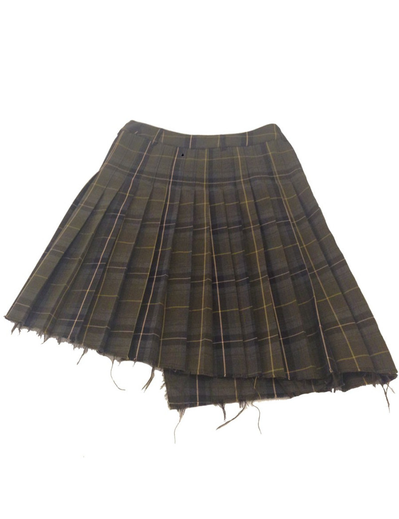 Jupe kilt Paul Smith kaki en laine, taille 40it