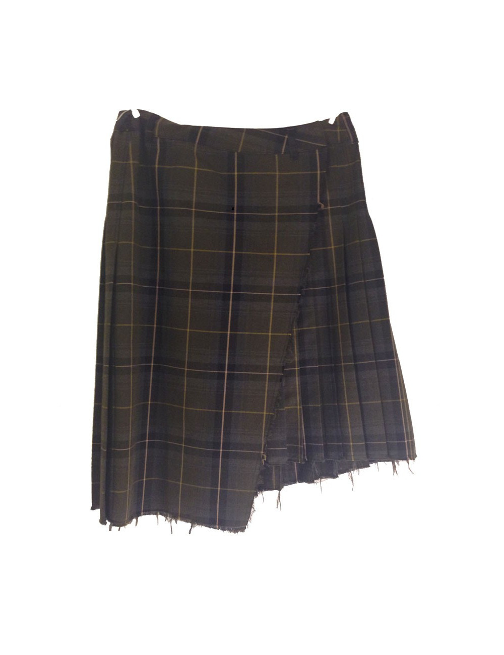 Jupe kilt Paul Smith kaki en laine, taille 40it