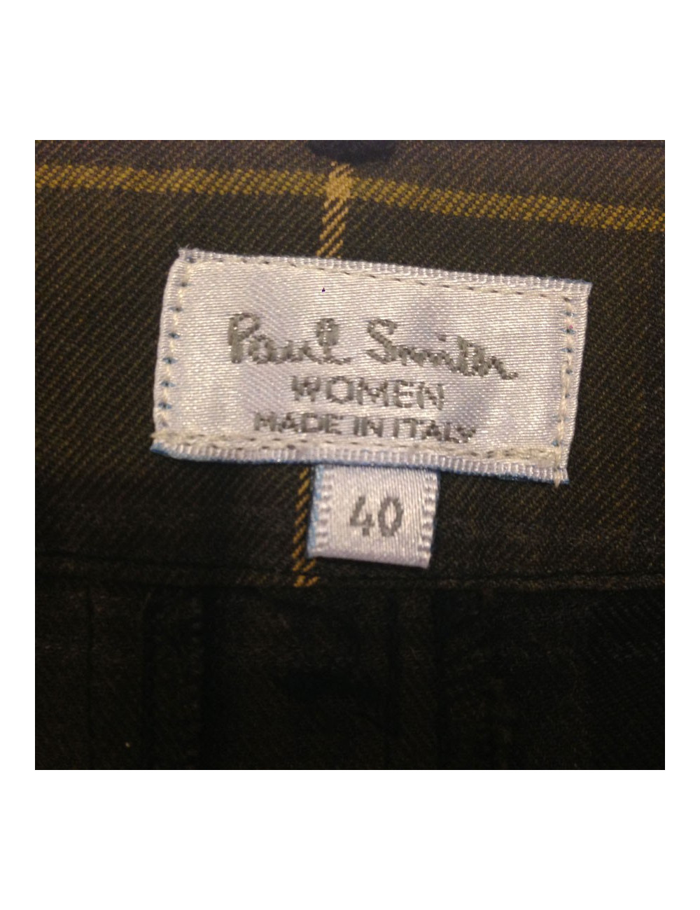 Jupe kilt Paul Smith kaki en laine, taille 40it