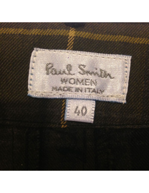 Jupe kilt Paul Smith kaki en laine, taille 40it