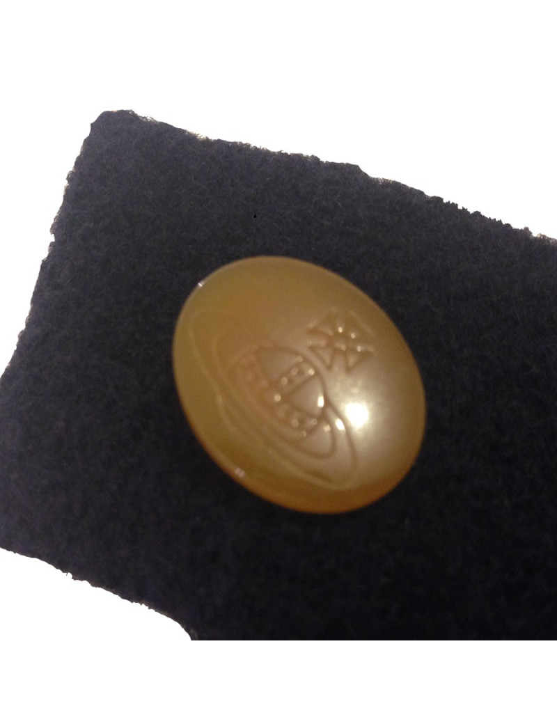 Tailleur jupe Vivienne Westwood en laine bouclée bleue marine