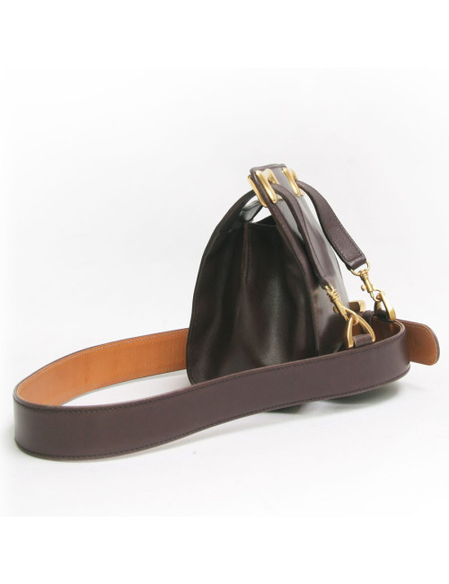 Ceinture Pochette CELINE cuir de veau marron