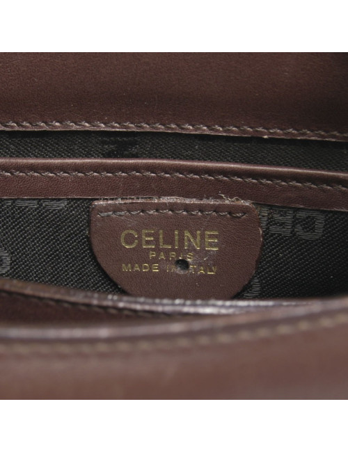 Ceinture Pochette CELINE cuir de veau marron