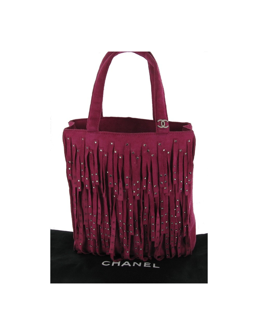 Suede Fuchsia CHANEL bag